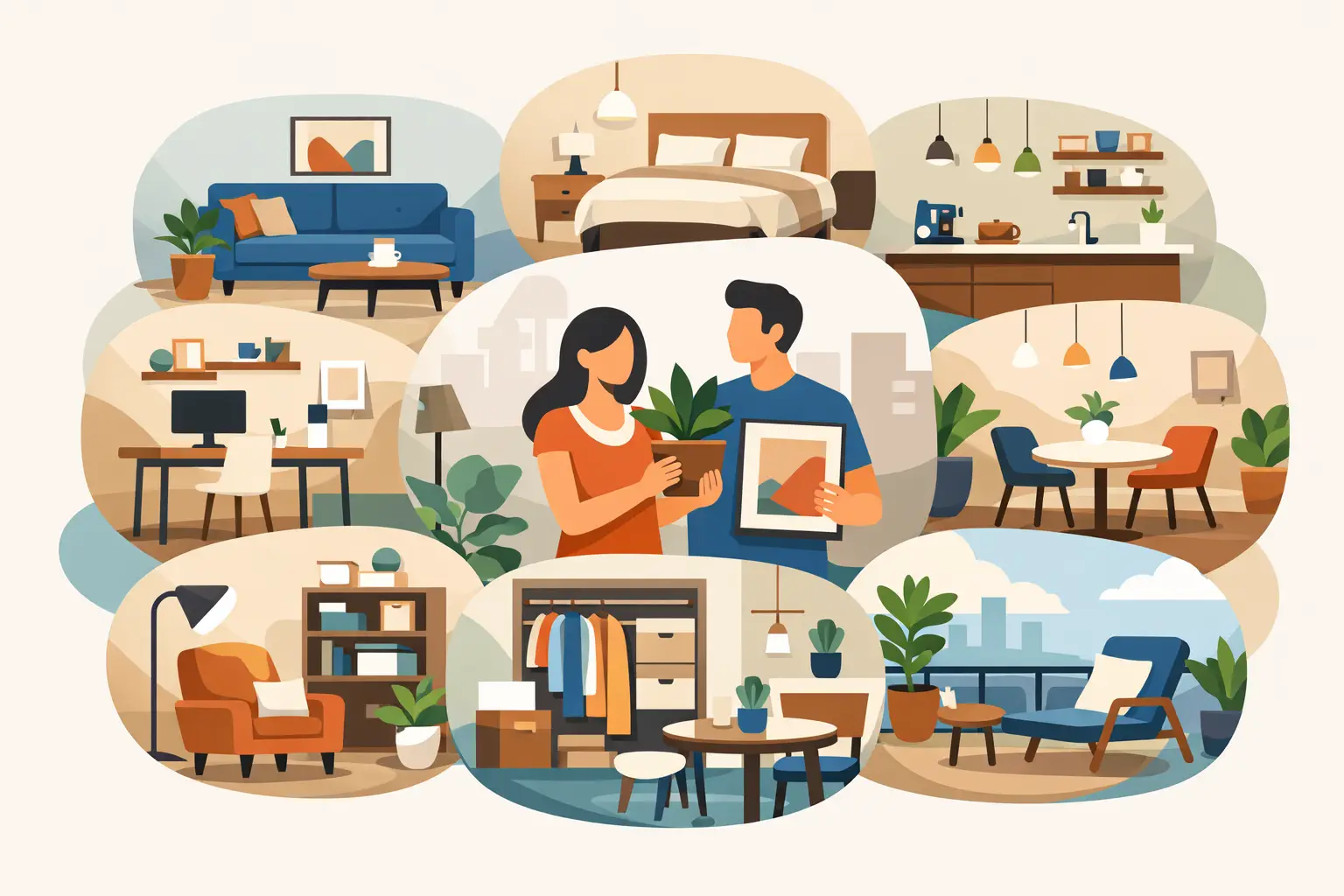 9 Small Apartment Makeover Examples to Steal