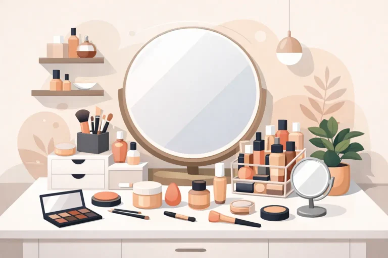 How to Organize a Makeup Vanity Well