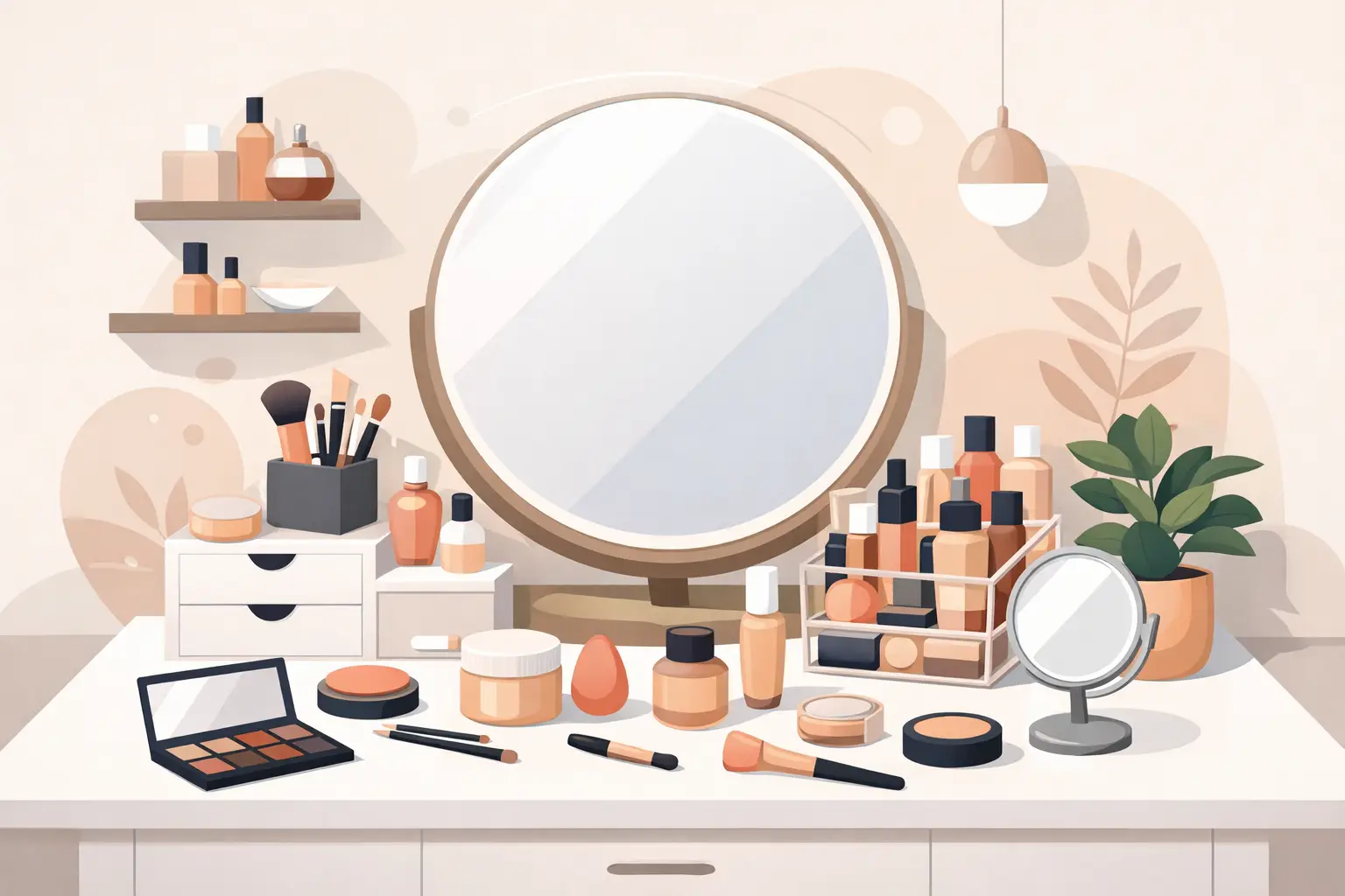 How to Organize a Makeup Vanity Well